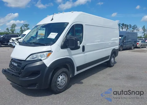 2023 Ram Promaster 2500 High Roof 159 Wb from USA, damaged, VIN 3C6LRVDGXPE589977